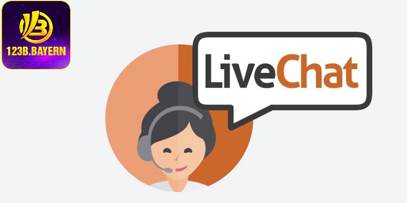 Liên hệ 123b qua live chat đơn giản
