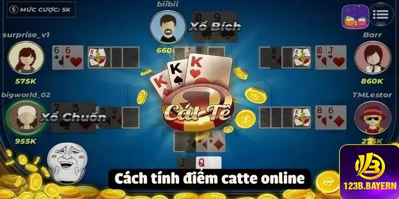 Luật chơi bài catte đơn giản